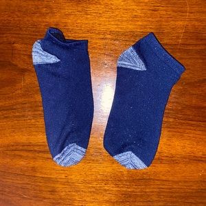 Blue ankle socks